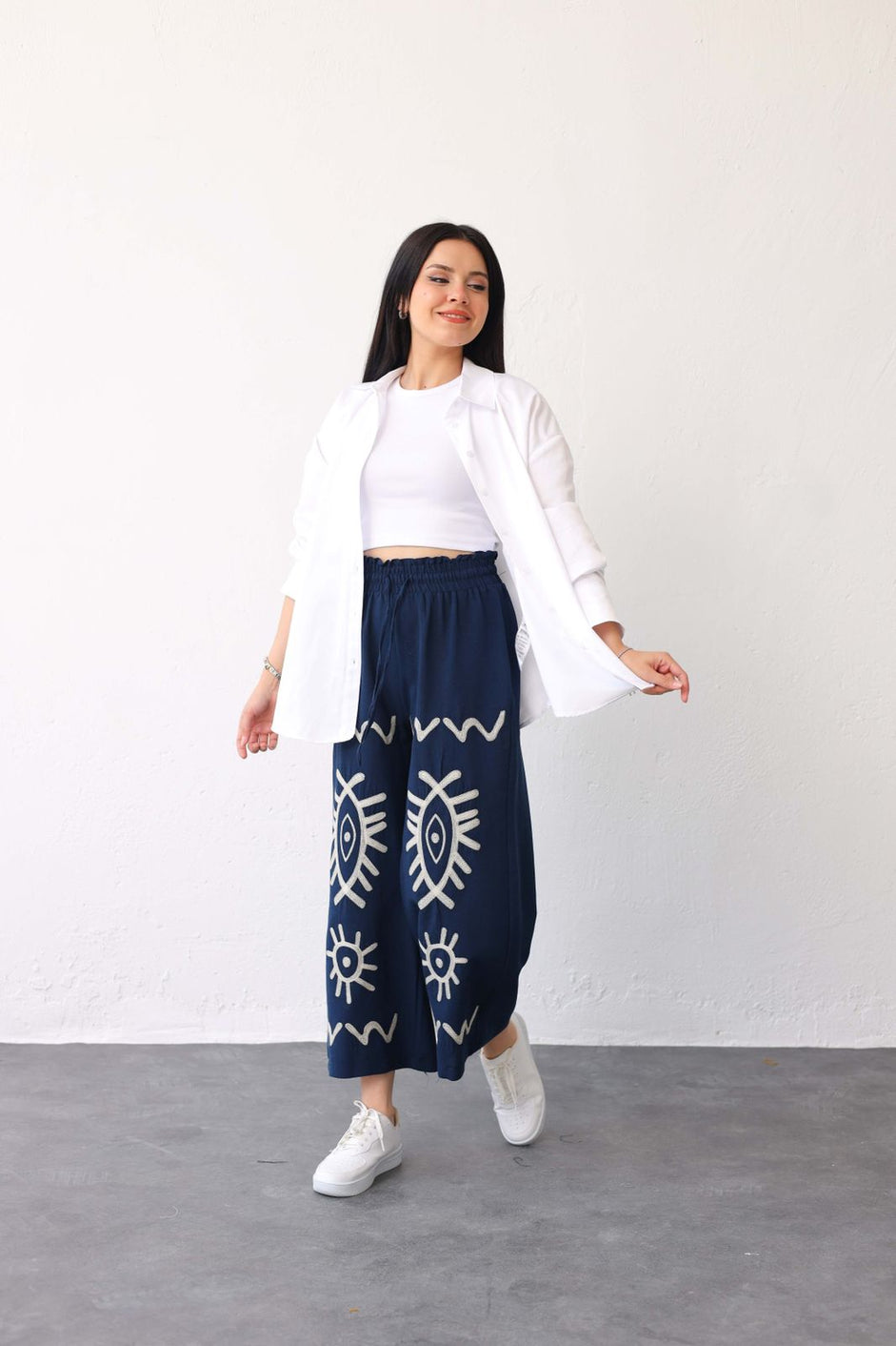 Patterned pant 40199 - HANGER