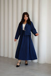 jacketed long skirt P8308