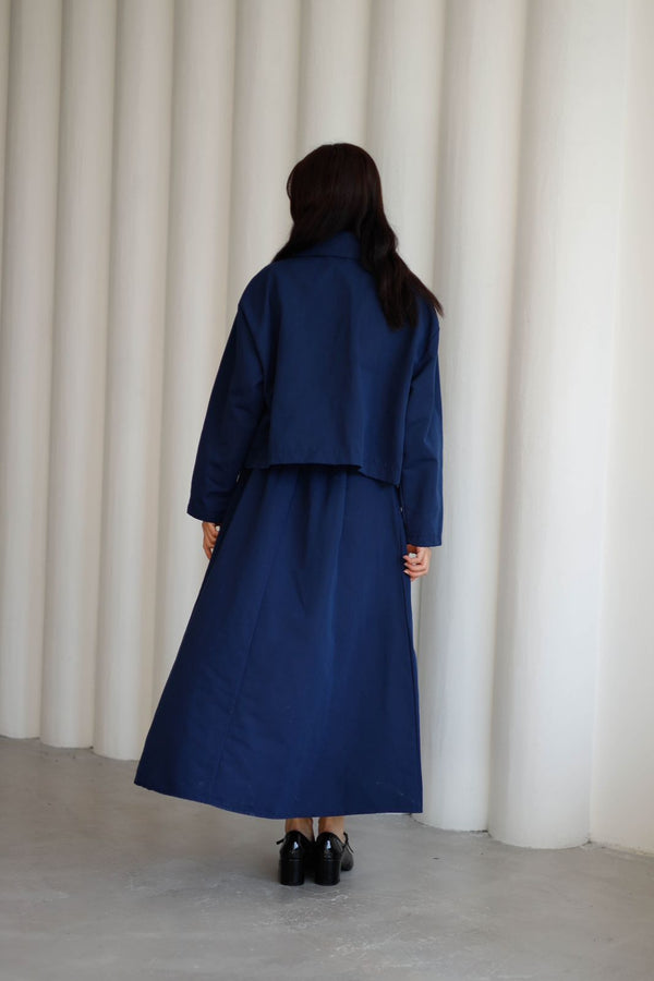 jacketed long skirt P8308
