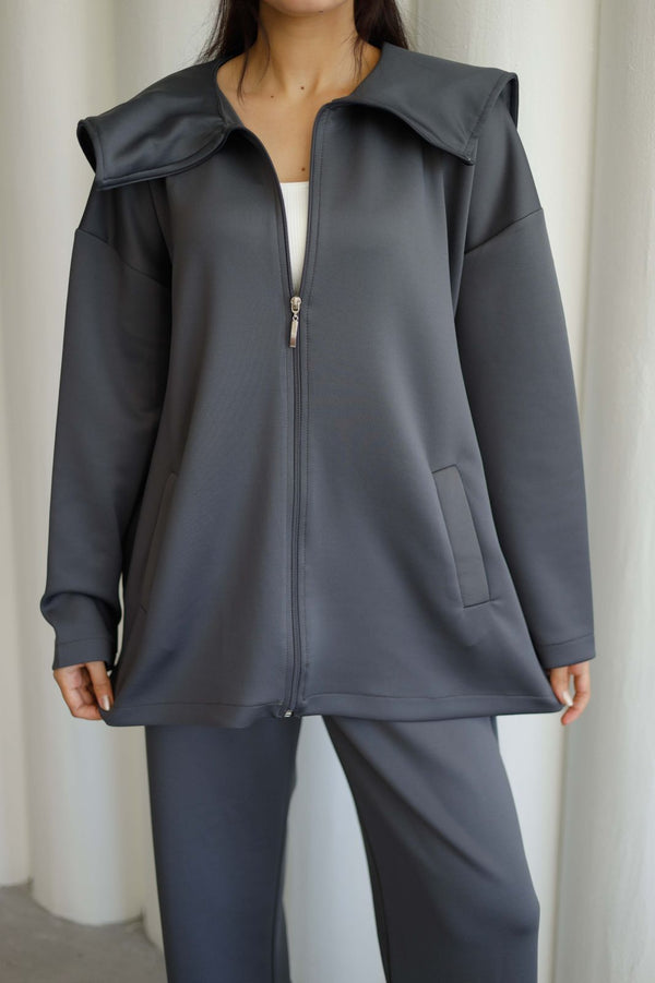zippered suit P8278