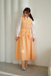 cut blazer skirt set 5028