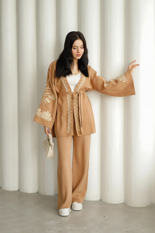 belted kimono set CH  7057