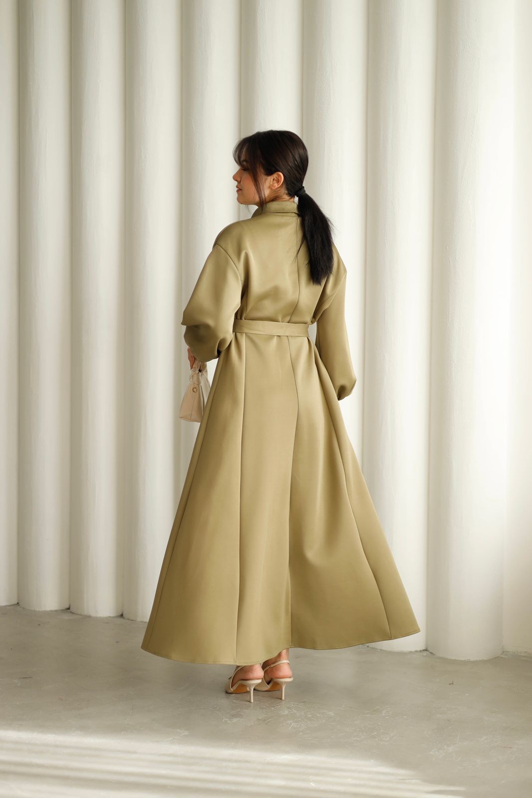 belted dress LN  2907