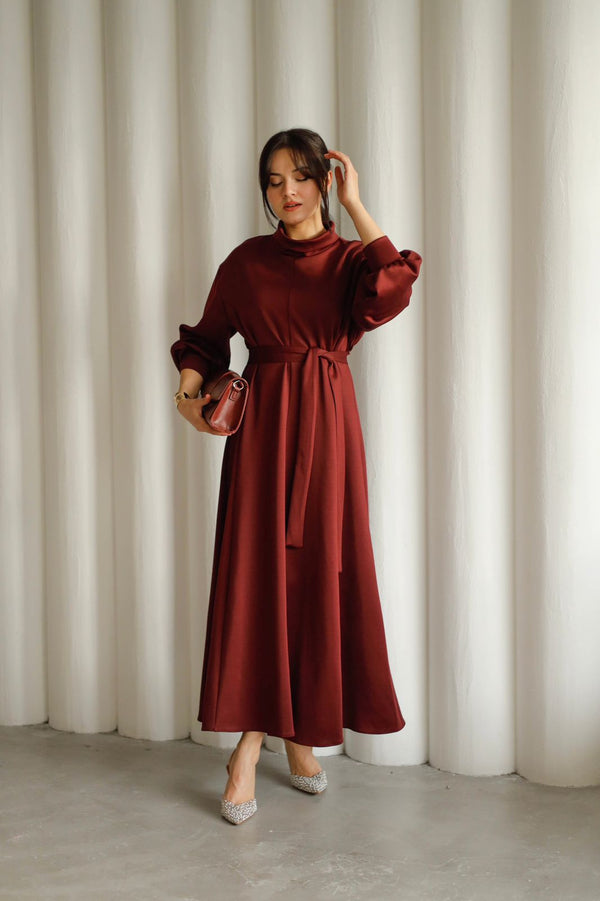 belted dress LN  2907