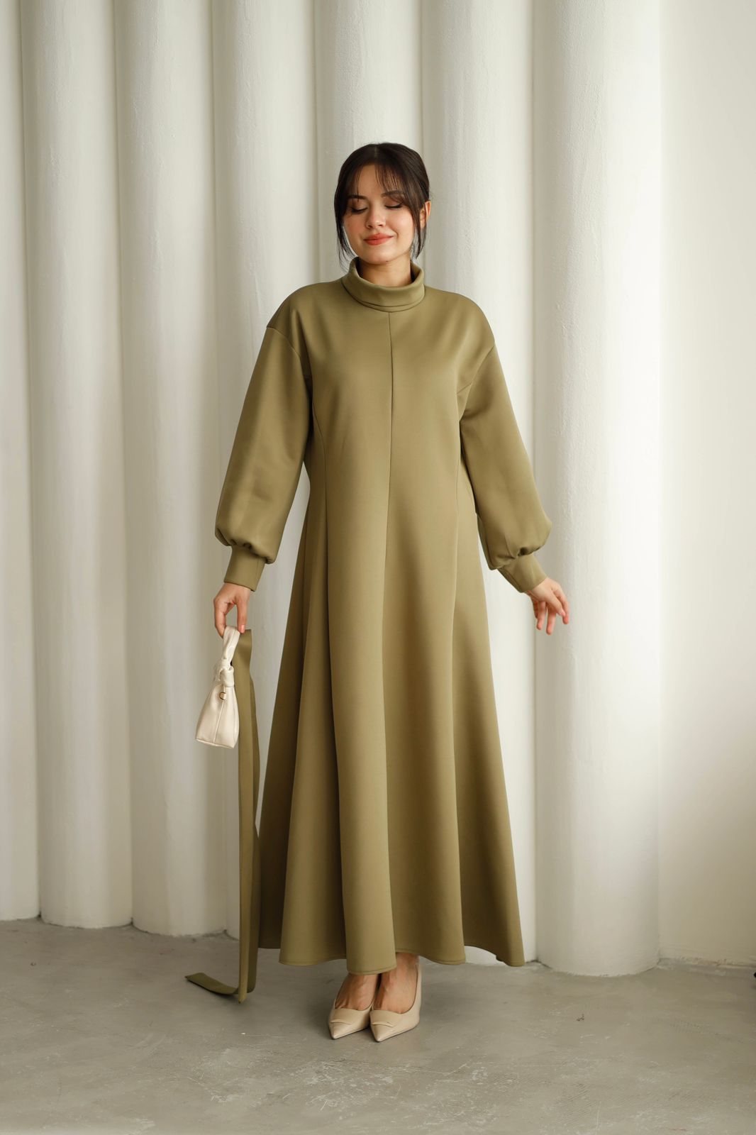 belted dress LN  2907