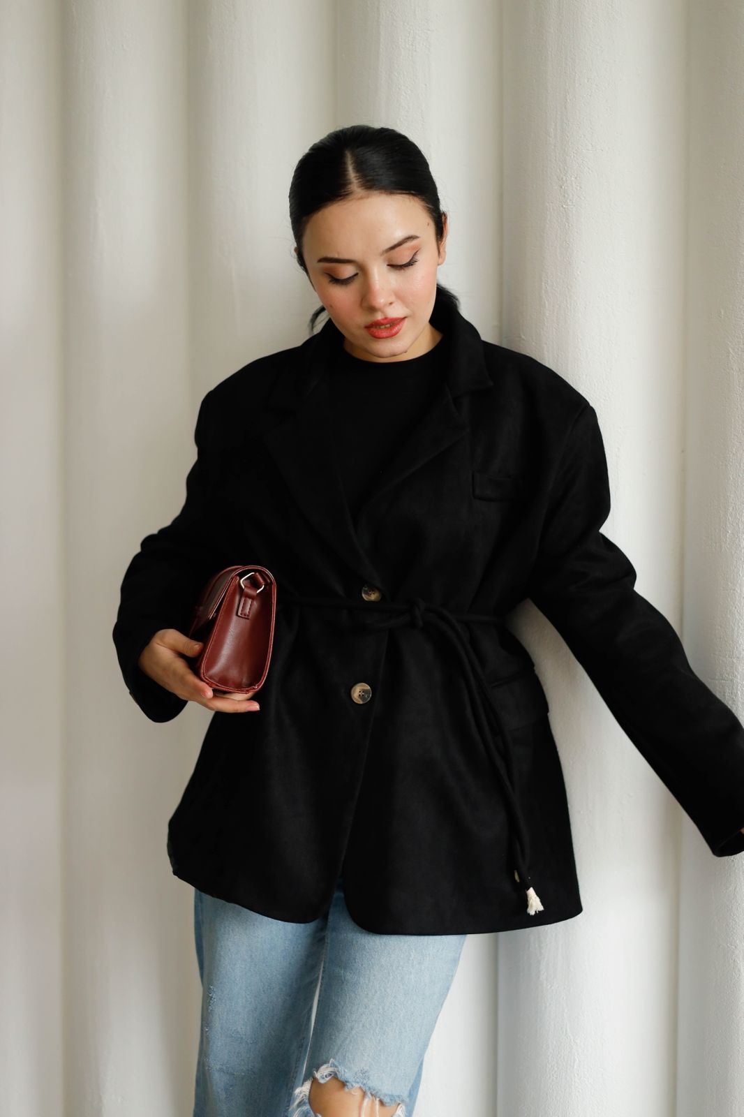BLAZER WITH BELT 25-602-1