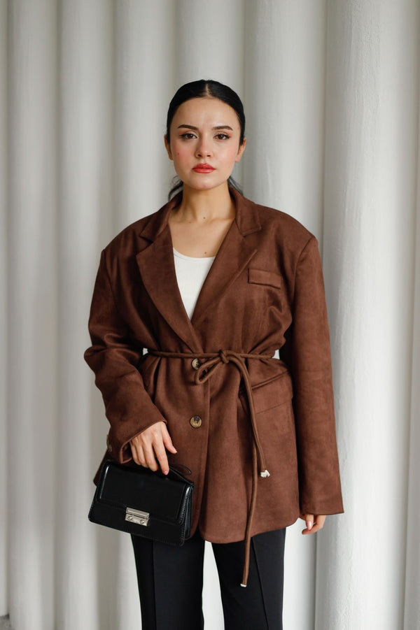 BLAZER WITH BELT 25-602-1 - HANGER