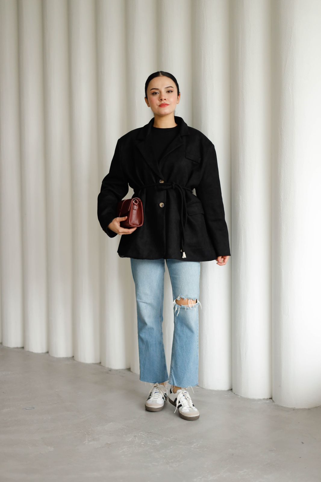 BLAZER WITH BELT 25-602-1
