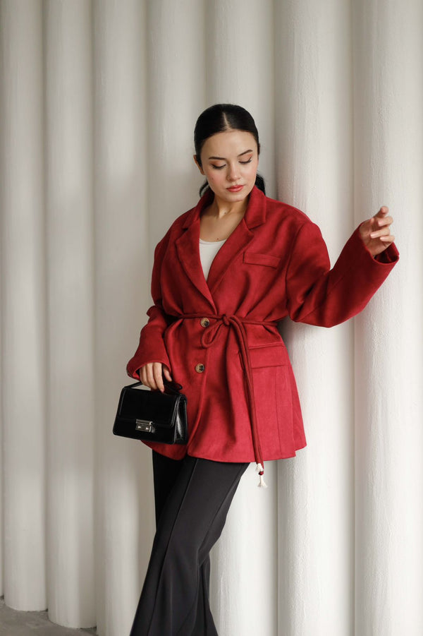 BLAZER WITH BELT 25-602-1 - HANGER