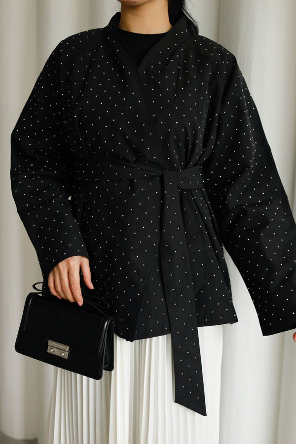 Detailed short jacket EX  2697