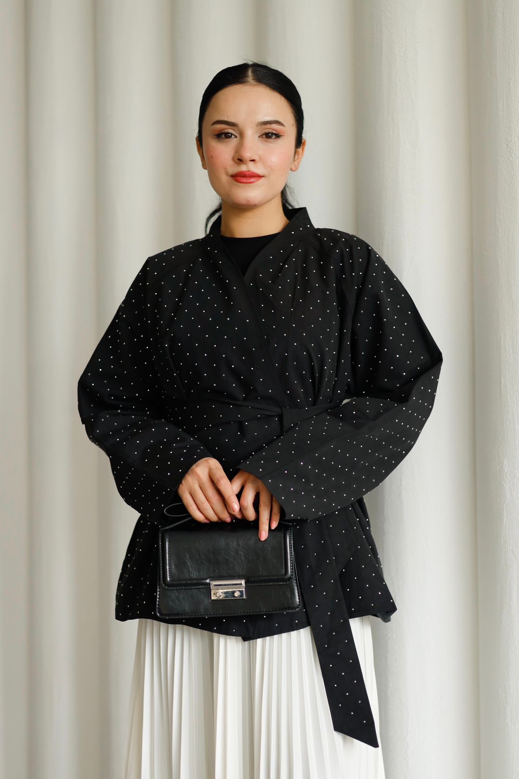Detailed short jacket EX  2697