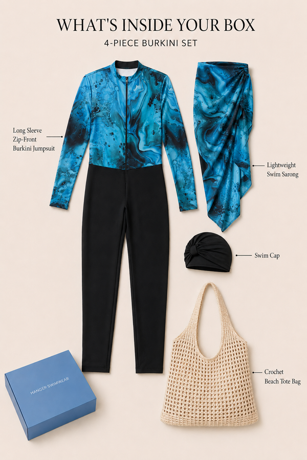 Aqua Burkini Set - HANGER