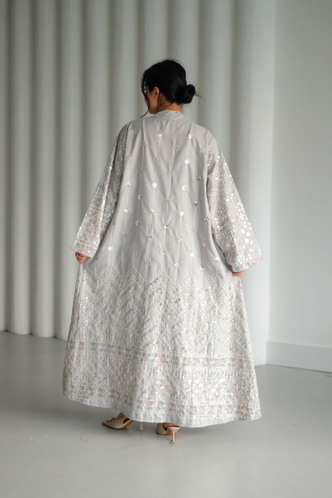 Kuwaiti abaya set F 4114