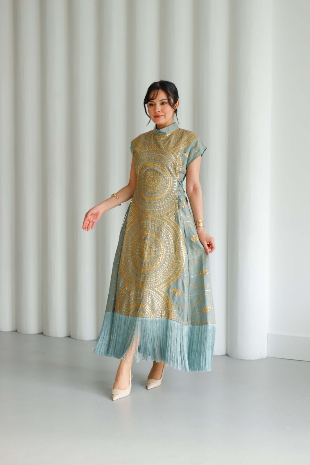 Kuwaiti vest dress D995