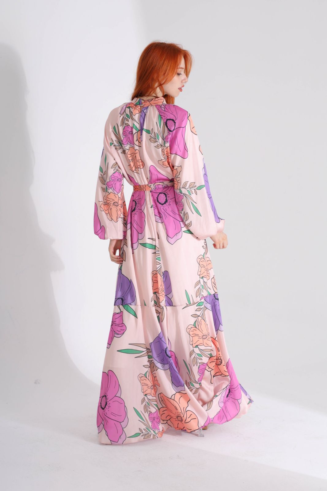 Satin Dress 6096
