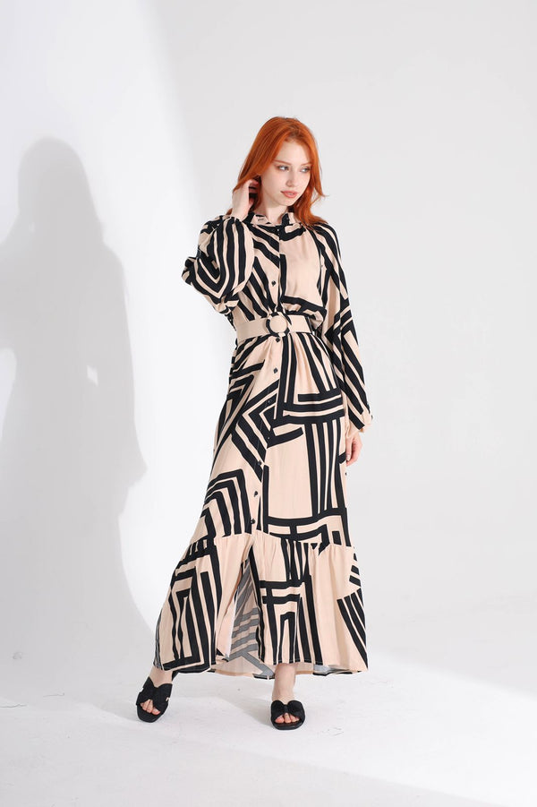 Belted Dress 23EL035 - HANGER