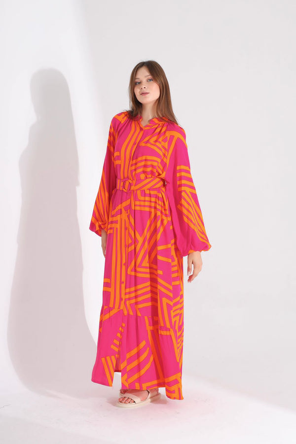 Belted Dress 23EL035 - HANGER