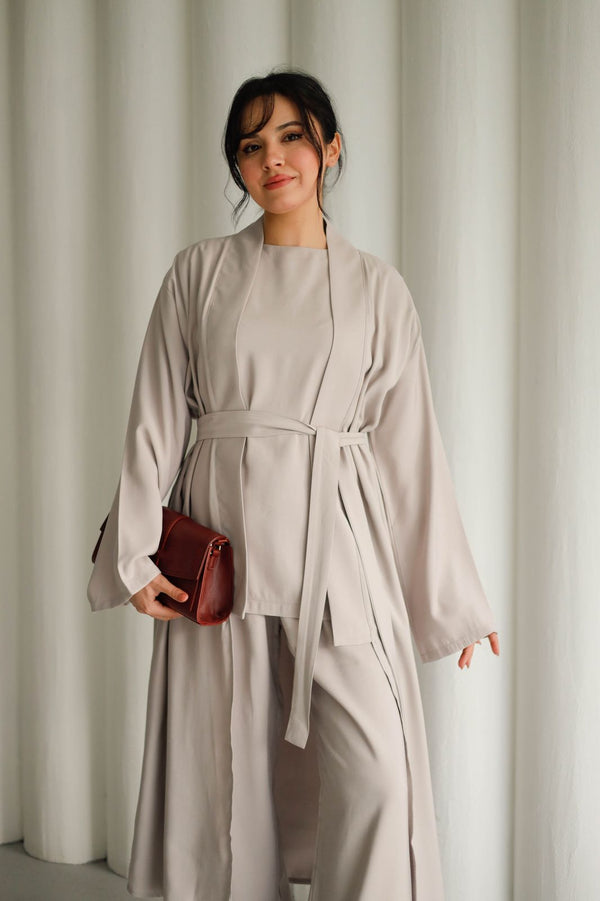 3pec belted cardigan K 3002