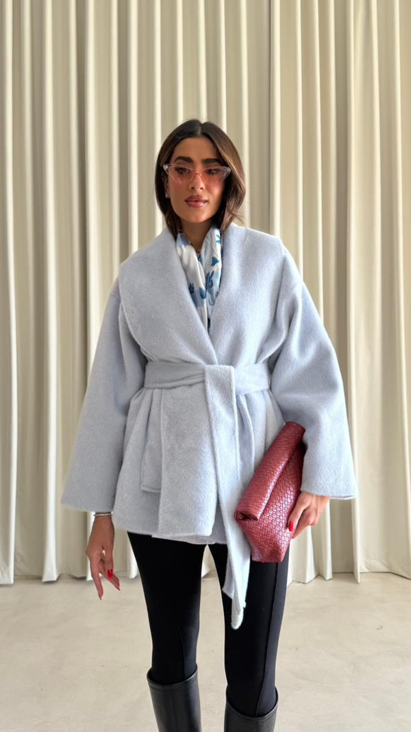 BELTED JACKET K-6164 - HANGER