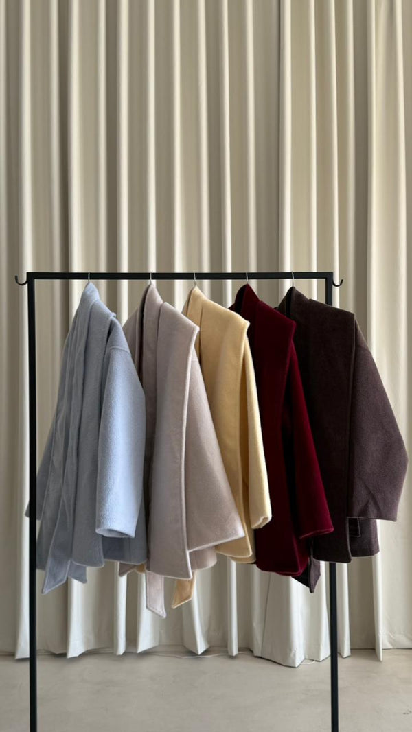 BELTED JACKET K-6164 - HANGER