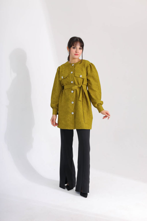 Belted blouse 2306 - HANGER