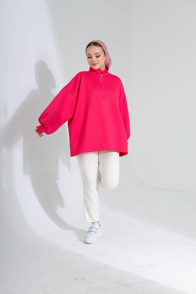 Zipper sweater