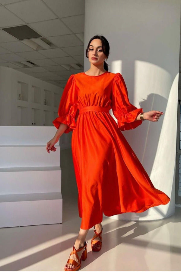 Dress puffy sleeve D - HANGER