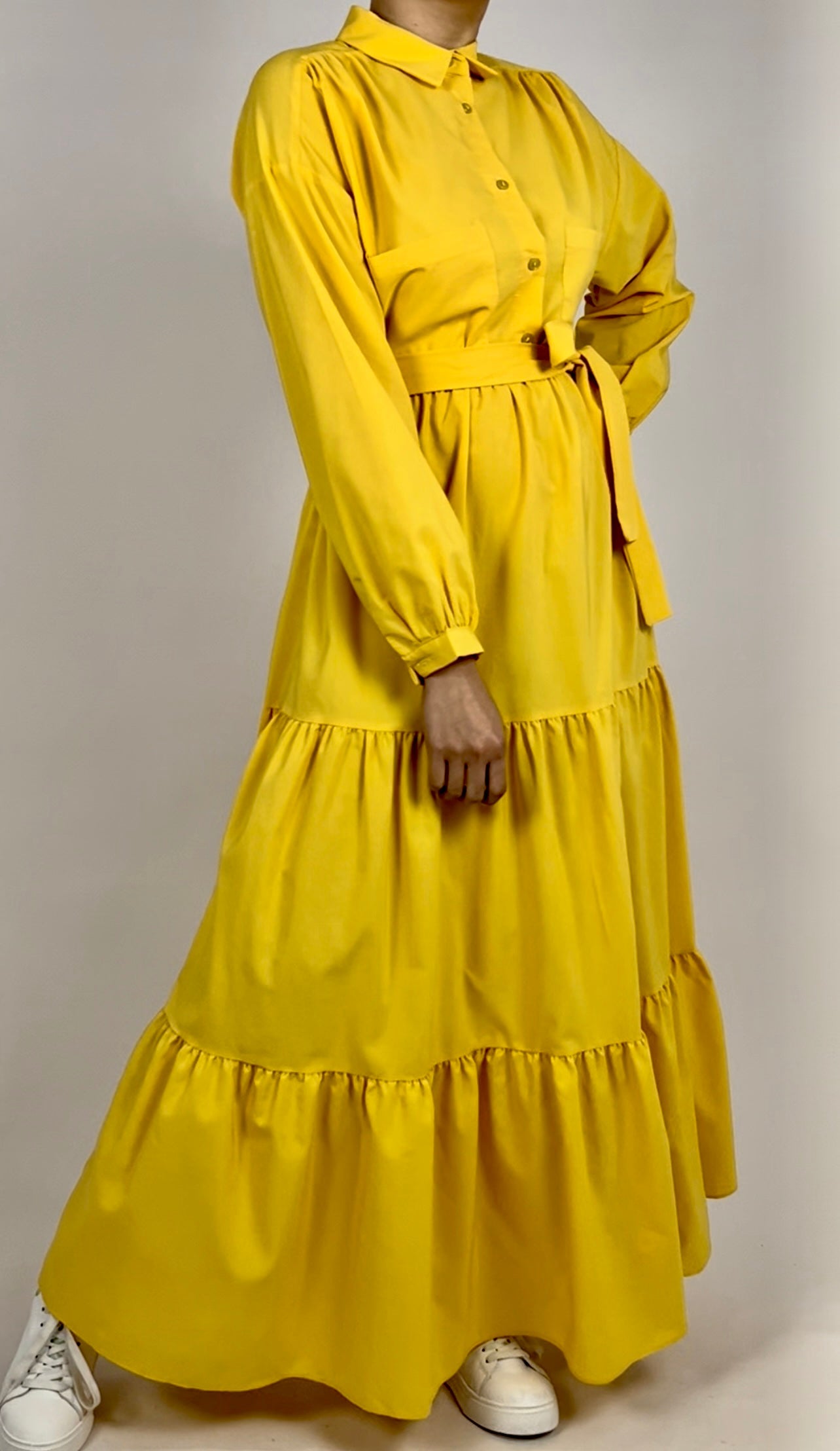 Two pocket layer dress D