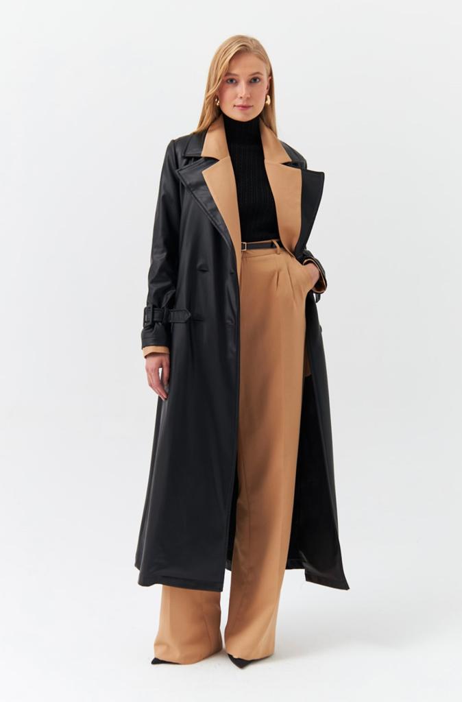 Leather coat 8217