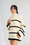 Black line sweater