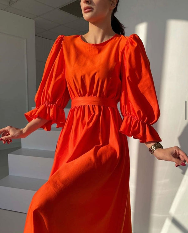 Dress puffy sleeve D - HANGER