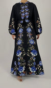 Floral dress with belt D