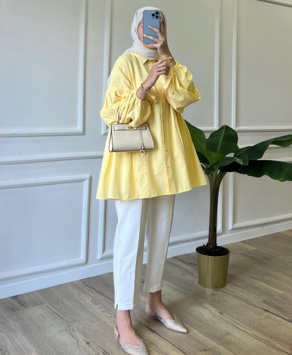 Tie hand blouse D - HANGER