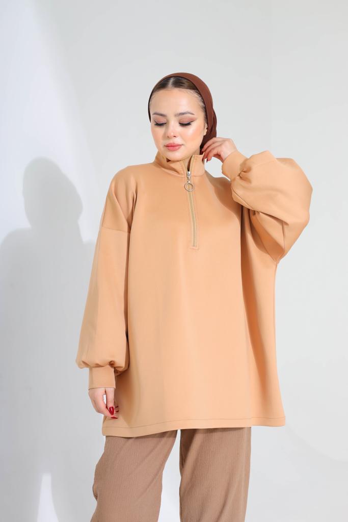 Zipper sweater