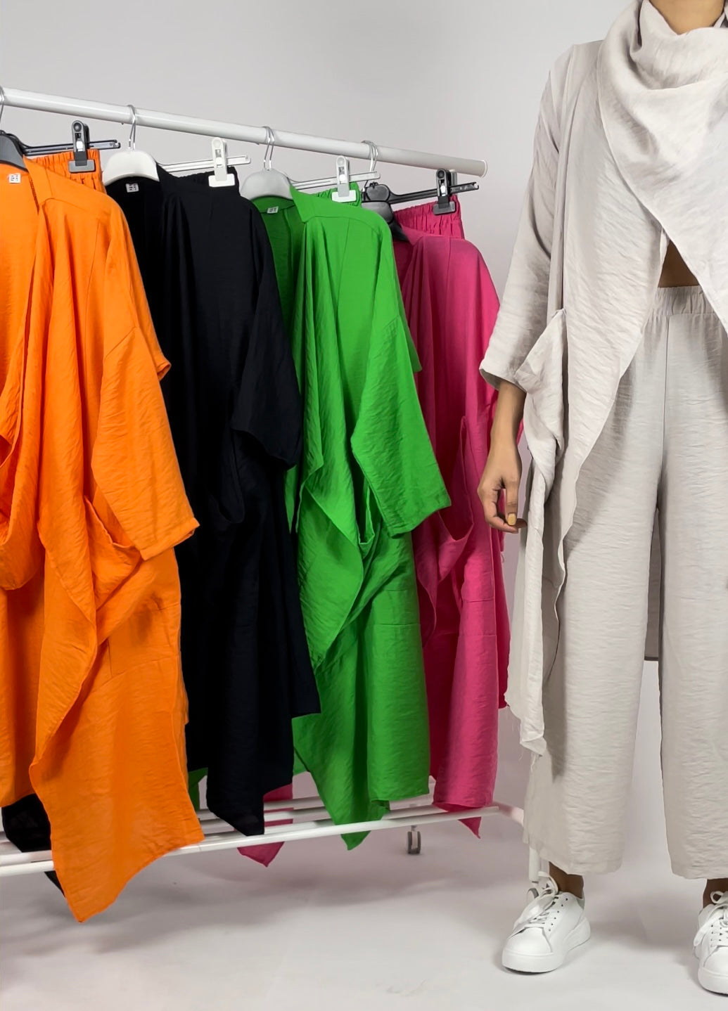 Two pieces set cardigan Pants D - HANGER