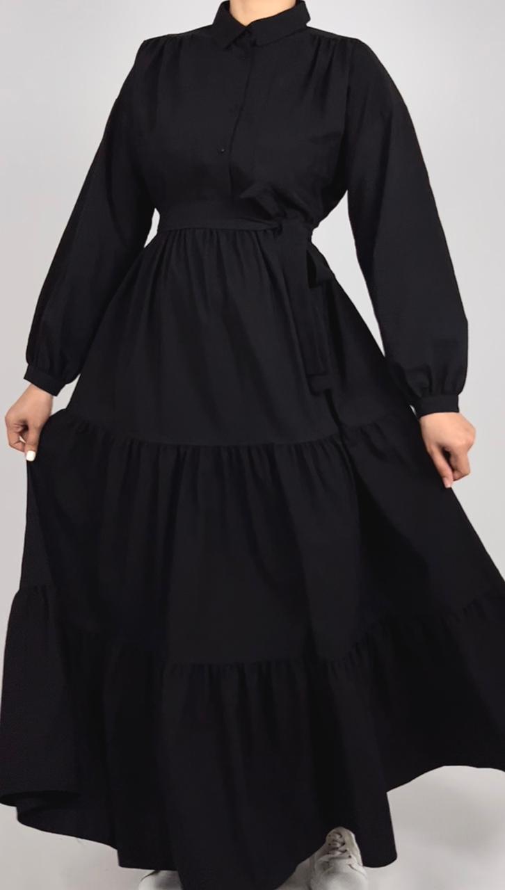 Two pocket layer dress D