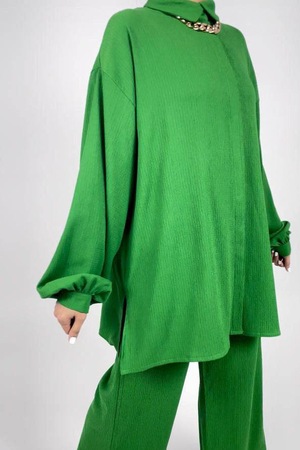 Wrinkle set w/ necklace D - HANGER