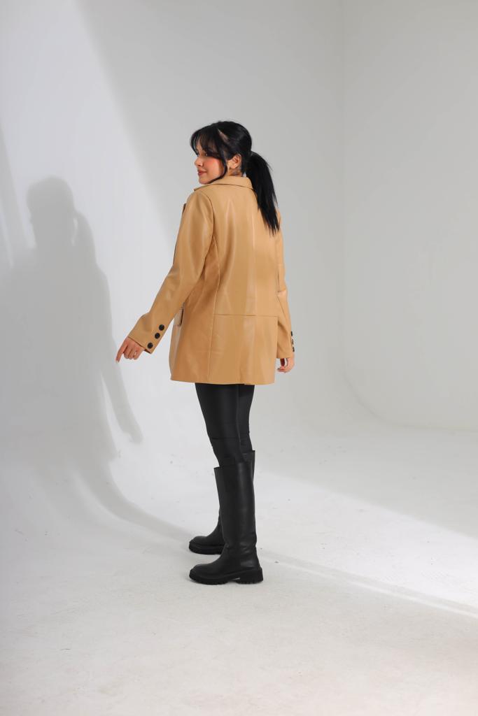 Leather Blazer 8294