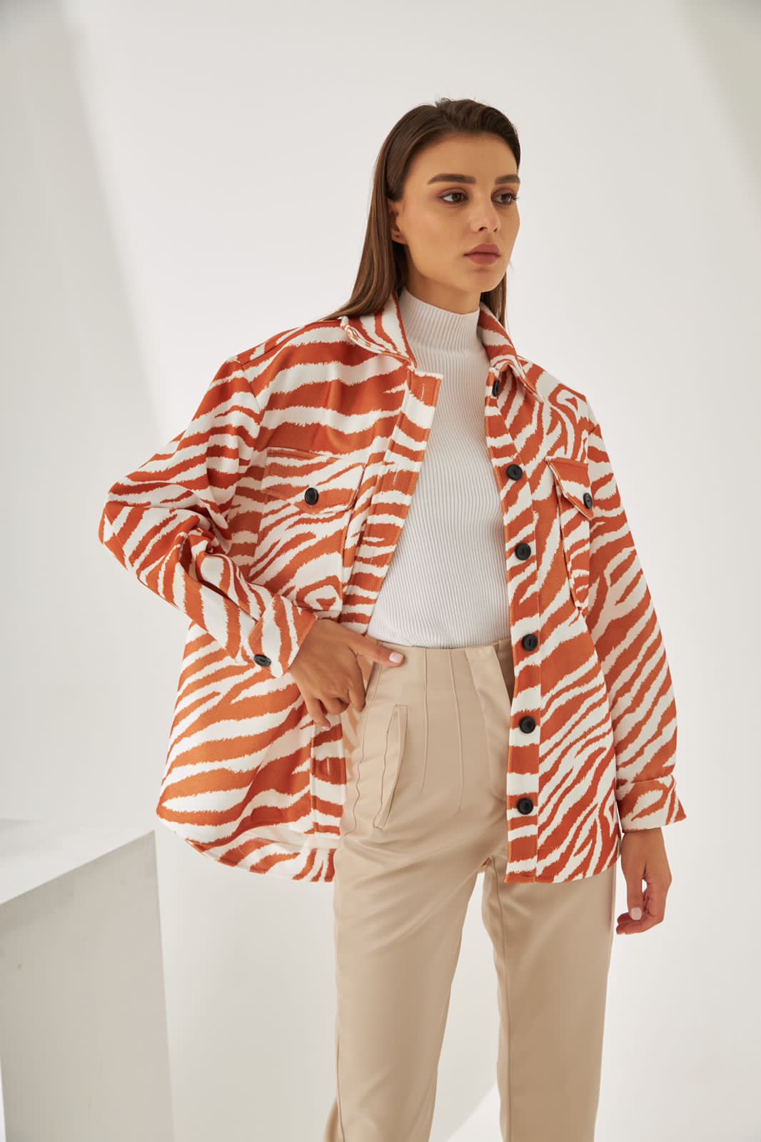 ZEBRA LEATHER JACKET 292