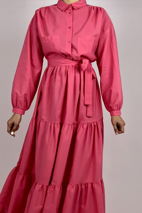 Two pocket layer dress D - HANGER