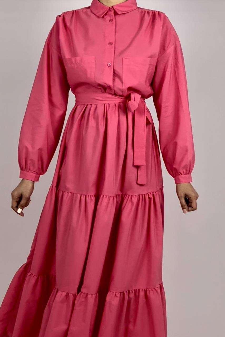 Two pocket layer dress D