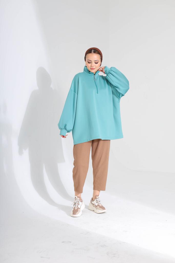 Zipper sweater