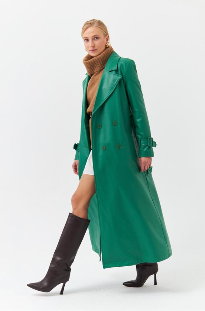 Leather coat 8217