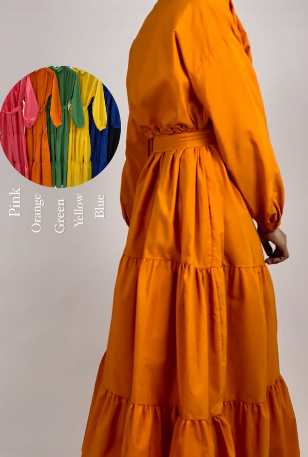 Two pocket layer dress D - HANGER