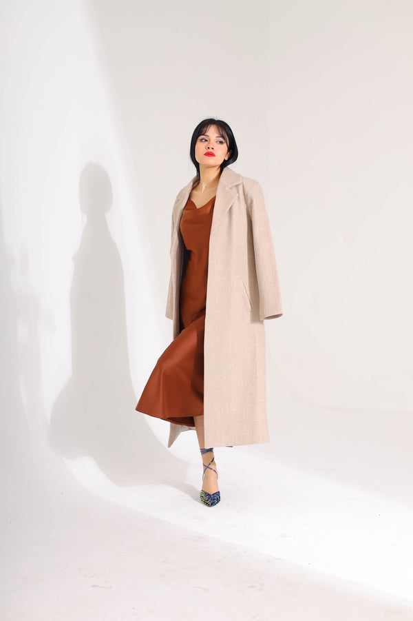 Satin dress 28552 - HANGER