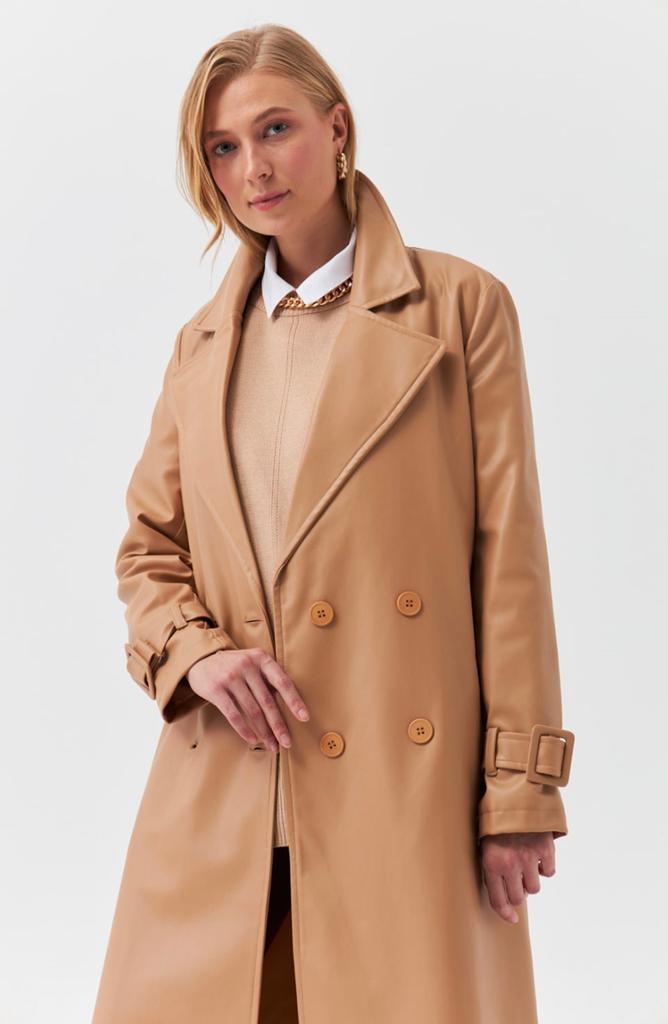 Leather coat 8217