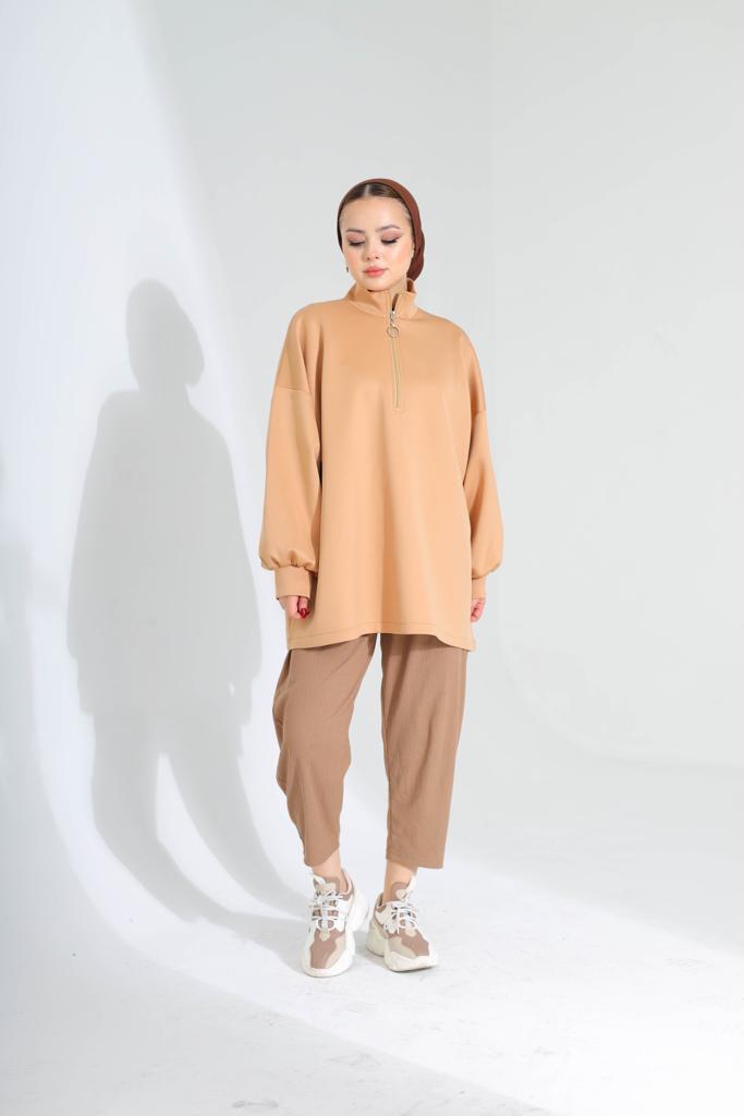 Zipper sweater