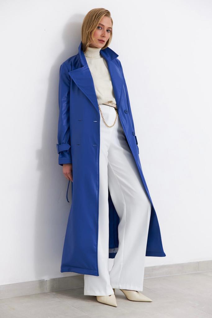Leather coat 8217