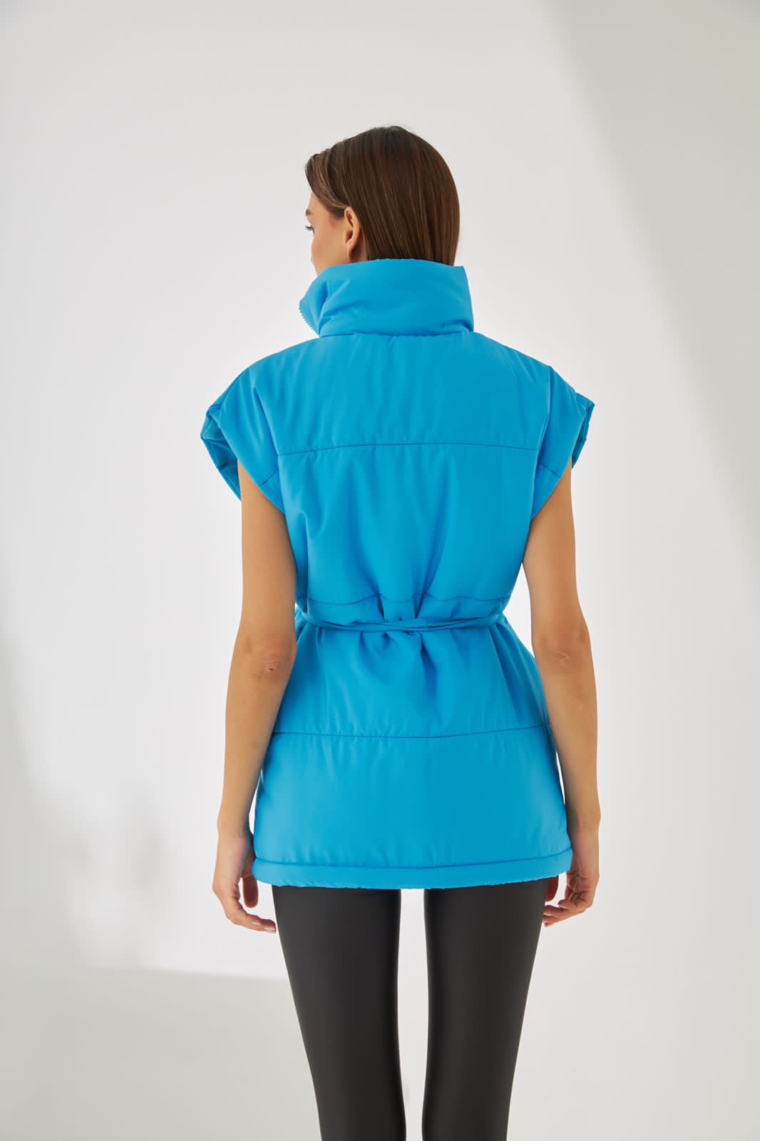 Cut puffy jacket 6730